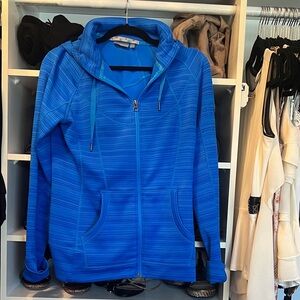 Athleta Blue Zip-Up Hoodie